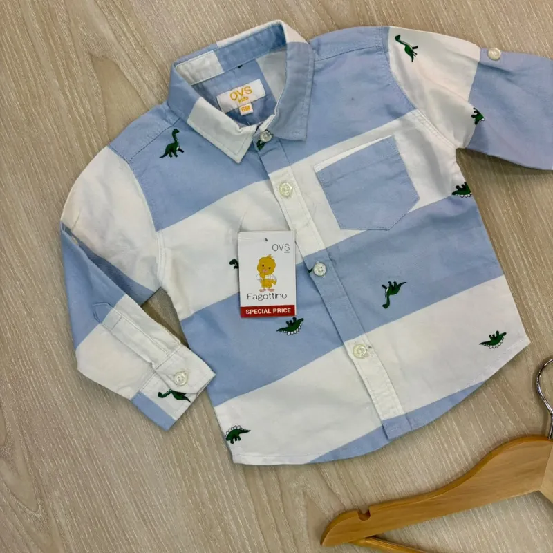 Boys' Premium Winter Cotton Shirt (9 All-Over Prints, 6–36 Months) — Wholesale Bangladesh