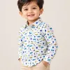 Boys' Premium Winter Cotton Shirt (9 All-Over Prints, 6–36 Months) — Wholesale Bangladesh