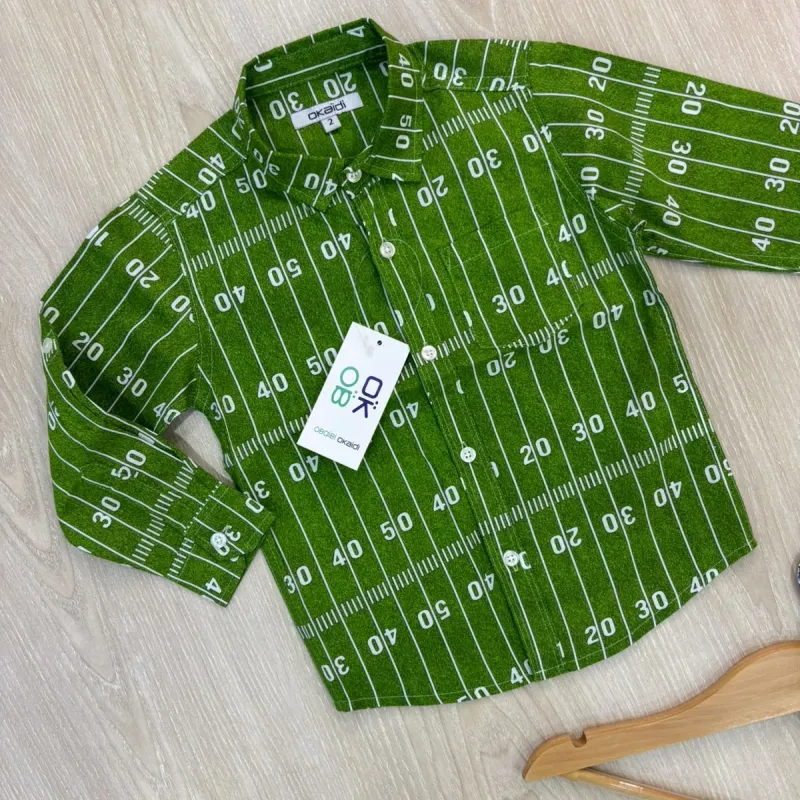 Boys' Premium Winter Cotton Shirt (8 All-Over Prints, 2–8 Years) — Wholesale Bangladesh