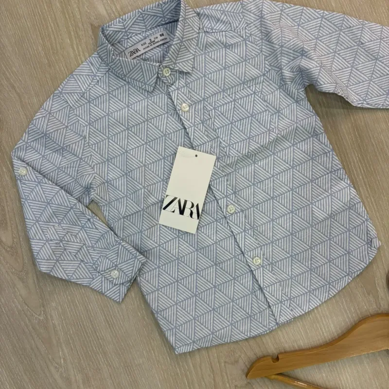 Boys' Premium Winter Cotton Shirt (8 All-Over Prints, 2–8 Years) — Wholesale Bangladesh