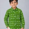 Boys' Premium Winter Cotton Shirt (8 All-Over Prints, 2–8 Years) — Wholesale Bangladesh