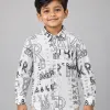 Boys' Premium Winter Cotton Shirt (8 All-Over Prints, 2–8 Years) — Wholesale Bangladesh