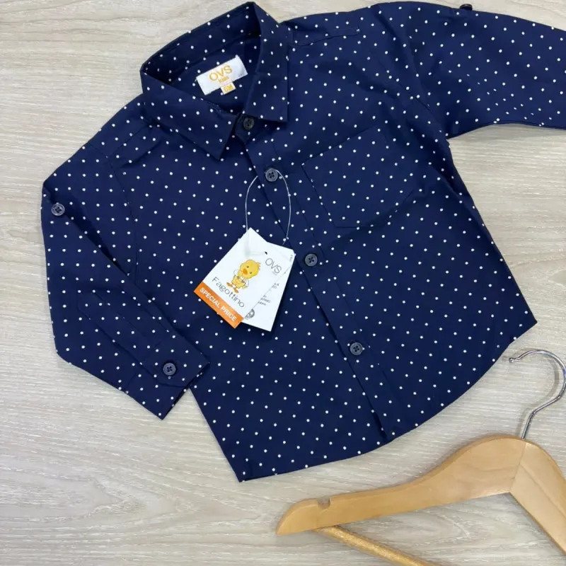 Boys' Premium Winter Cotton Shirt — Print Assortment 4 (2–8 Years) — Wholesale Bangladesh