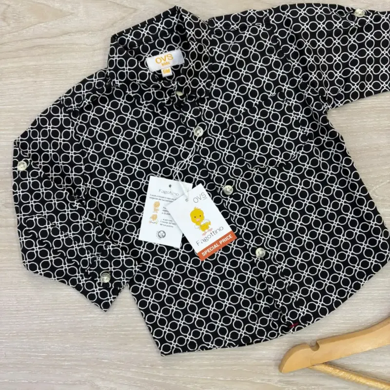 Boys' Premium Winter Cotton Shirt — Print Assortment 4 (2–8 Years) — Wholesale Bangladesh