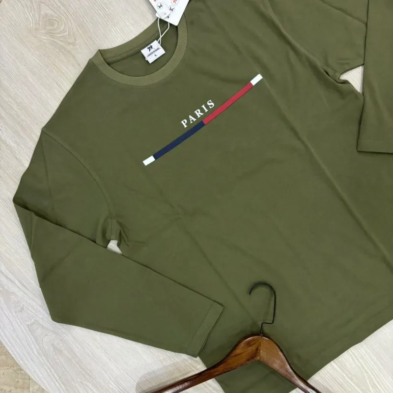 Men's Premium 240+ GSM Heavyweight Long-Sleeve T-Shirt — Wholesale Bangladesh