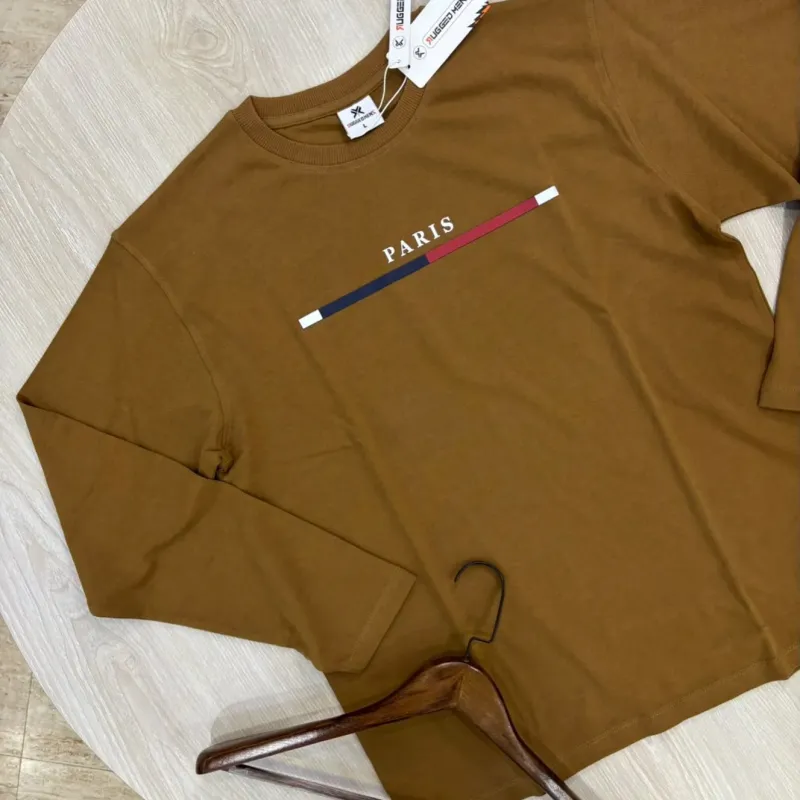 Men's Premium 240+ GSM Heavyweight Long-Sleeve T-Shirt — Wholesale Bangladesh